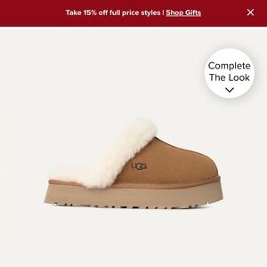 UGG Disquette Shearling Slip-Ons